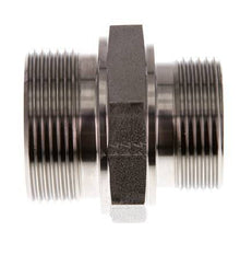 G 1 1/2'' x G 1 1/4'' Barra de acero inoxidable de doble espiga 315 - Hidráulica