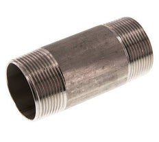 R 1 1/2'' Stainless steel Double Pipe Nipple 20 Bar DIN 2982 - 100mm