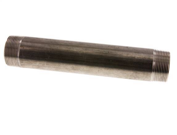 R 1 1/2'' Espiga doble de acero inoxidable 20 Bar DIN 2982 - 240mm