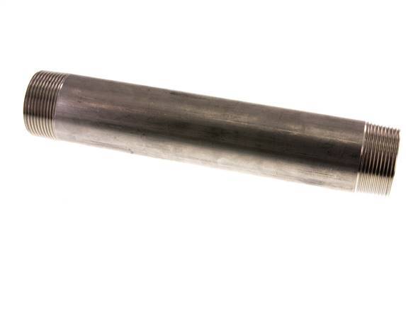 R 1 1/2'' Stainless steel Double Pipe Nipple 20 Bar DIN 2982 - 250mm