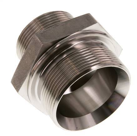 G 2'' x G 1 1/2'' Acero inoxidable doble espiga 160 Bar - Hidráulico