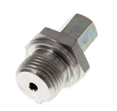 G 1/2'' Macho x 6L Anillo de corte recto de acero galvanizado 315 Barra DIN 2353