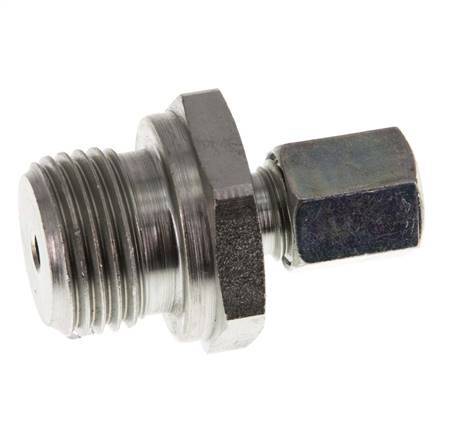 G 1/2'' Macho x 6L Anillo de corte recto de acero galvanizado 315 Barra DIN 2353