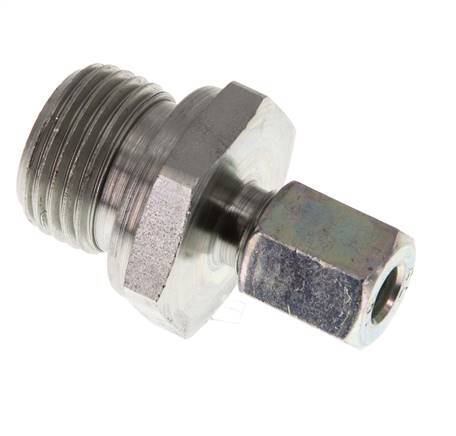 G 1/2'' Macho x 6L Anillo de corte recto de acero galvanizado 315 Barra DIN 2353