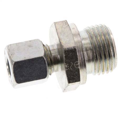 G 1/2'' Macho x 8L Anillo de corte recto de acero galvanizado 315 Barra DIN 2353