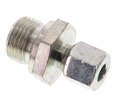 G 1/2'' Macho x 8L Anillo de corte recto de acero galvanizado 315 Barra DIN 2353