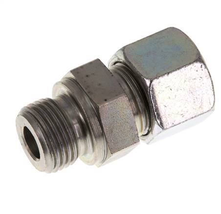 G 1/2'' Macho x 14S Anillo de corte recto de acero galvanizado 630 Barra DIN 2353