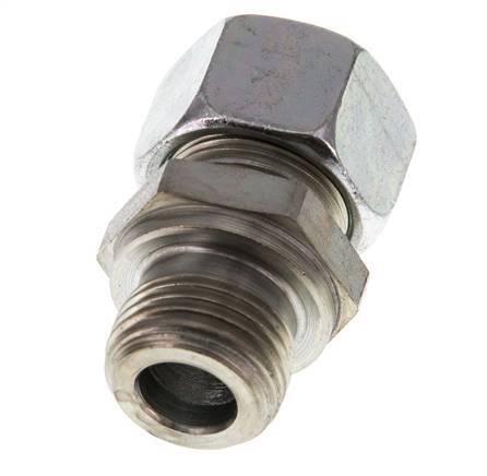 G 1/2'' Male x 15L Zinc plated Steel Straight Cutting Ring 315 Bar DIN 2353 [2 Pieces]