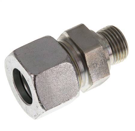G 1/2'' Macho x 20S Anillo de corte recto de acero galvanizado 400 Bar DIN 2353