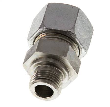 G 1/2'' Macho x 20S Anillo de corte recto de acero galvanizado 400 Bar DIN 2353