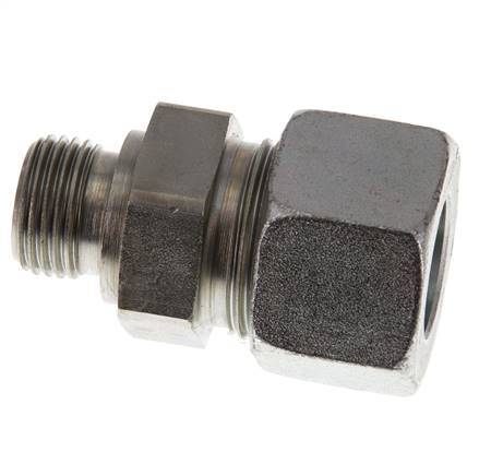 G 1/2'' Macho x 20S Anillo de corte recto de acero galvanizado 400 Bar DIN 2353