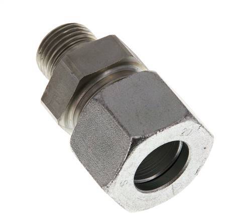 G 1/2'' Macho x 20S Anillo de corte recto de acero galvanizado 400 Bar DIN 2353