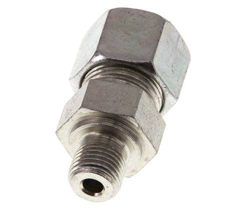 G 1/4'' Macho x 12S Anillo de corte recto de acero galvanizado 630 Barra DIN 2353