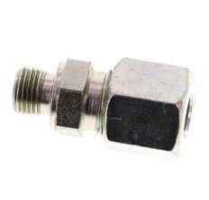 G 1/8'' Male x 8L Zinc plated Steel Straight Cutting Ring 315 Bar DIN 2353 [2 Pieces]