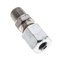 1/8'' NPT Male x 6L Zinc plated Steel Straight Cutting Ring 315 Bar DIN 2353 [2 Pieces]