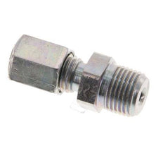 R 1/8'' Male x 4LL Zinc plated Steel Straight Cutting Ring 100 Bar DIN 2353 [2 Pieces]