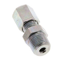 R 1/8'' Male x 4LL Zinc plated Steel Straight Cutting Ring 100 Bar DIN 2353 [2 Pieces]