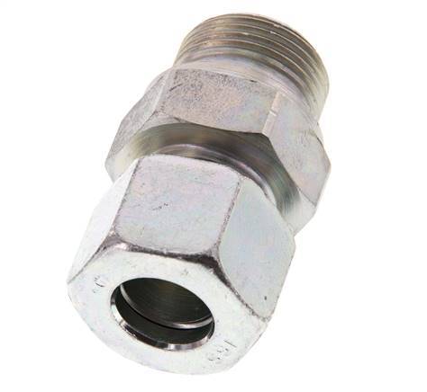 G 3/4'' Macho x 16S Anillo de corte recto de acero galvanizado 400 Bar DIN 2353