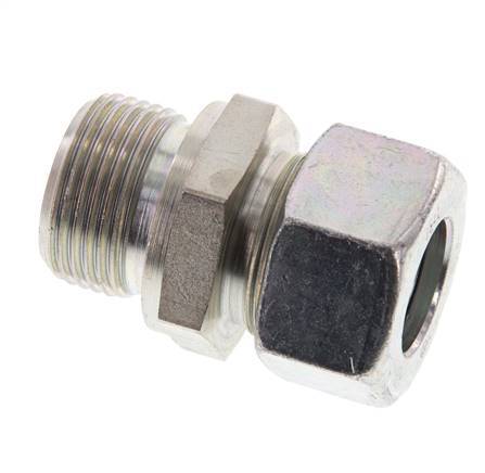 G 3/4'' Male x 18L Zinc plated Steel Straight Cutting Ring 315 Bar DIN 2353