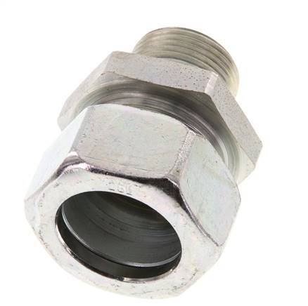 G 3/4'' Macho x 28L Anillo de corte recto de acero galvanizado 160 Bar DIN 2353