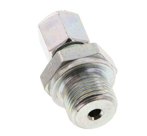 G 3/8'' Male x 6L Zinc plated Steel Straight Cutting Ring 315 Bar DIN 2353 [2 Pieces]
