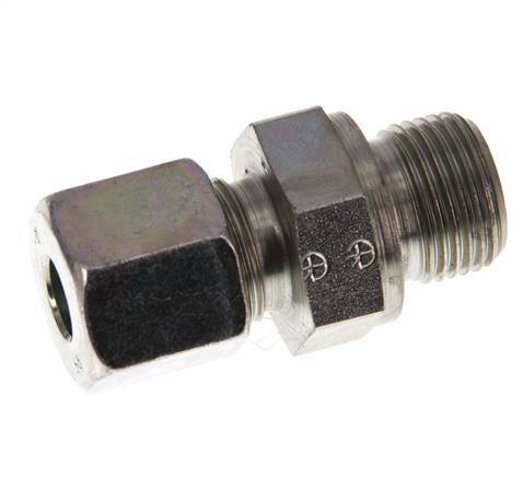 G 3/8'' Male x 8S Zinc plated Steel Straight Cutting Ring 630 Bar DIN 2353