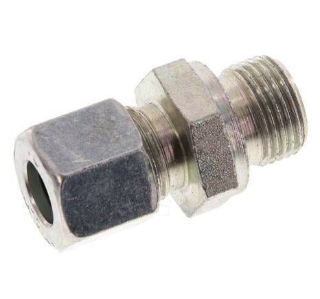 G 3/8'' Male x 10L Zinc plated Steel Straight Cutting Ring 315 Bar DIN 2353 [2 Pieces]