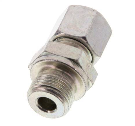 G 3/8'' Male x 10L Zinc plated Steel Straight Cutting Ring 315 Bar DIN 2353 [2 Pieces]