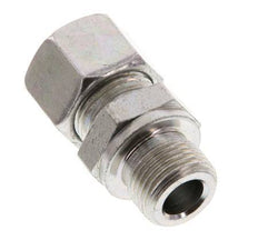 G 3/8'' Male x 12L Zinc plated Steel Straight Cutting Ring 315 Bar DIN 2353 [2 Pieces]