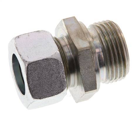 G 1'' Male x 22L Zinc plated Steel Straight Cutting Ring 160 Bar DIN 2353
