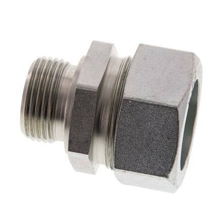 G 1'' Male x 35L Zinc plated Steel Straight Cutting Ring 160 Bar DIN 2353
