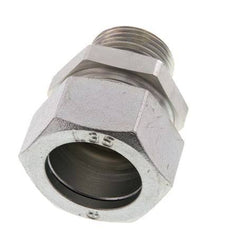 G 1'' Male x 35L Zinc plated Steel Straight Cutting Ring 160 Bar DIN 2353