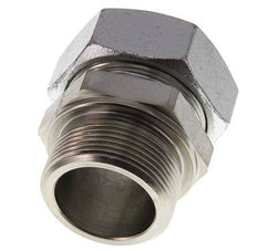 G 1 1/2'' Macho x 42L Anillo de corte recto de acero galvanizado 160 Bar DIN 2353