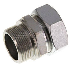 G 1 1/2'' Macho x 42L Anillo de corte recto de acero galvanizado 160 Bar DIN 2353