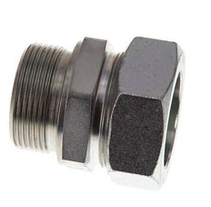 G 1 1/2'' Macho x 42L Anillo de corte recto de acero galvanizado 160 Bar DIN 2353