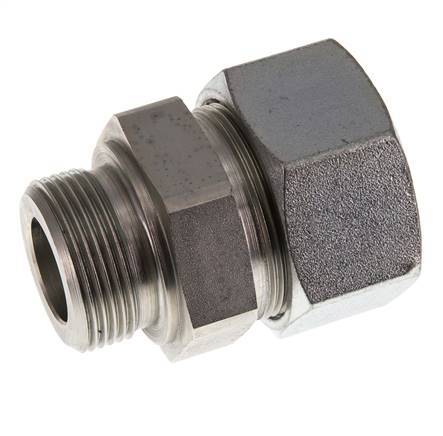 G 1 1/4'' Macho x 38S Anillo de corte recto de acero galvanizado 315 Bar DIN 2353