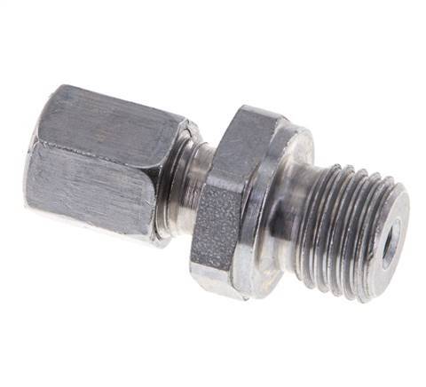 M14x1.5 Male x 6L Zinc plated Steel Straight Cutting Ring 315 Bar DIN 2353
