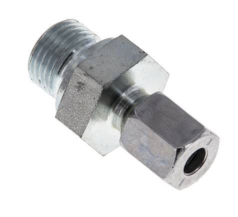 M16x1.5 Male x 6L Zinc plated Steel Straight Cutting Ring 315 Bar DIN 2353