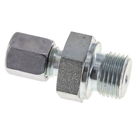 M16x1.5 Male x 6L Zinc plated Steel Straight Cutting Ring 315 Bar DIN 2353