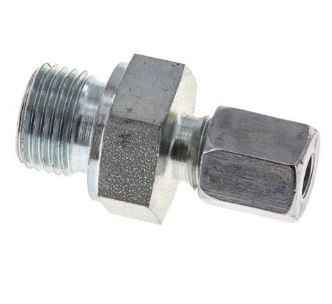 M16x1.5 Male x 6L Zinc plated Steel Straight Cutting Ring 315 Bar DIN 2353