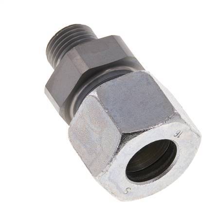 M16x1.5 Male x 16S Zinc plated Steel Straight Cutting Ring 400 Bar DIN 2353
