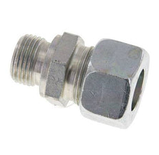 M18x1.5 Male x 15L Zinc plated Steel Straight Cutting Ring 315 Bar DIN 2353 [2 Pieces]