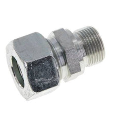 M22x1.5 Male x 18L Zinc plated Steel Straight Cutting Ring 315 Bar DIN 2353