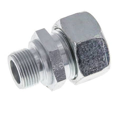 M22x1.5 Male x 22L Zinc plated Steel Straight Cutting Ring 160 Bar DIN 2353