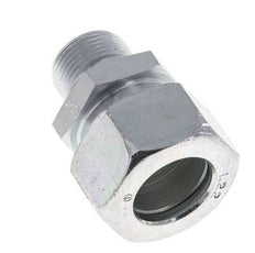 M22x1.5 Male x 22L Zinc plated Steel Straight Cutting Ring 160 Bar DIN 2353