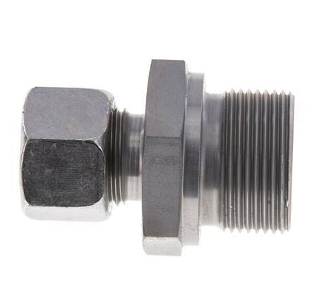 M26x1.5 Male x 12L Zinc plated Steel Straight Cutting Ring 315 Bar DIN 2353