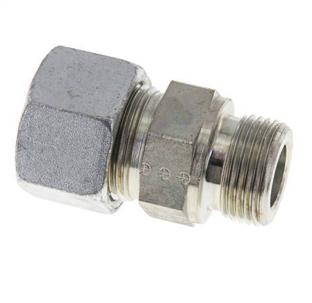 M27x2 Macho x 20S Anillo de corte recto de acero galvanizado 400 Bar DIN 2353