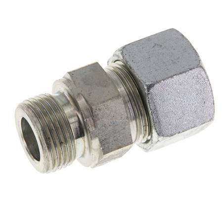 M27x2 Macho x 20S Anillo de corte recto de acero galvanizado 400 Bar DIN 2353