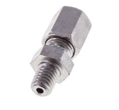 M6 Male x 4LL Zinc plated Steel Straight Cutting Ring 100 Bar DIN 2353