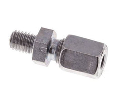 M6 Male x 4LL Zinc plated Steel Straight Cutting Ring 100 Bar DIN 2353